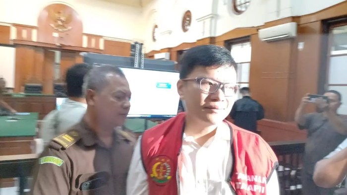 Chutogel : Kronologi penangkapan Ronald Tannur