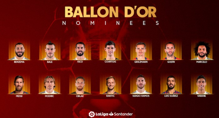 Chutogel : Daftar nominasi Ballon d'Or 2024