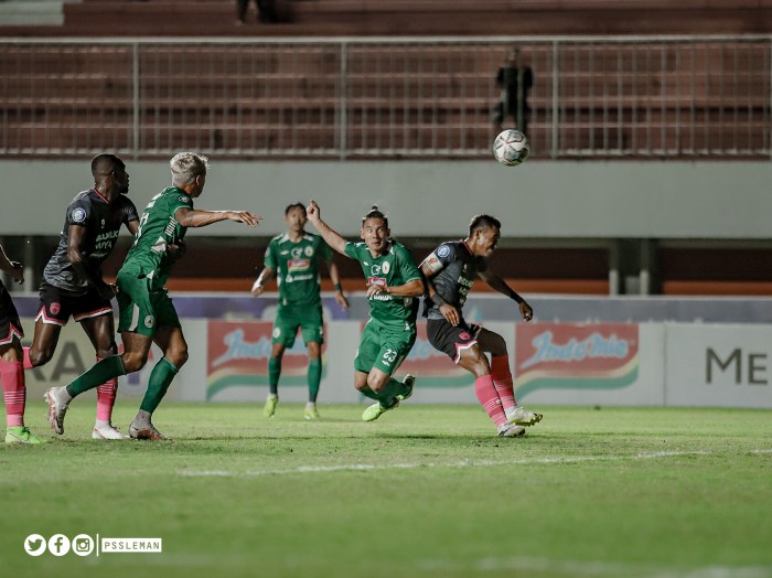 CHUTOGEL - PSS Sleman Vs Persita: Analisis Pertandingan 2-1