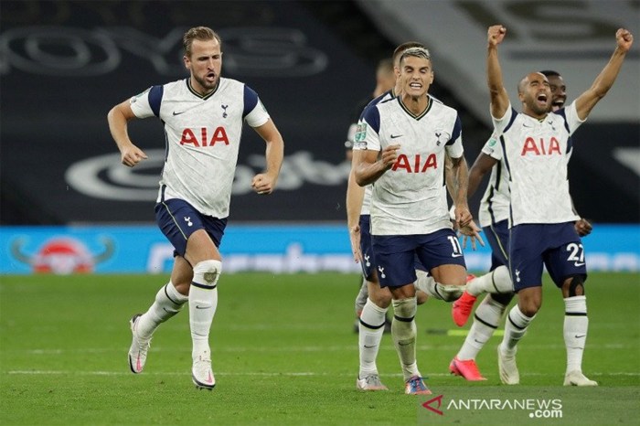 Tottenham chelsea carabao cup knock shoot win hotspur fourth stadium round